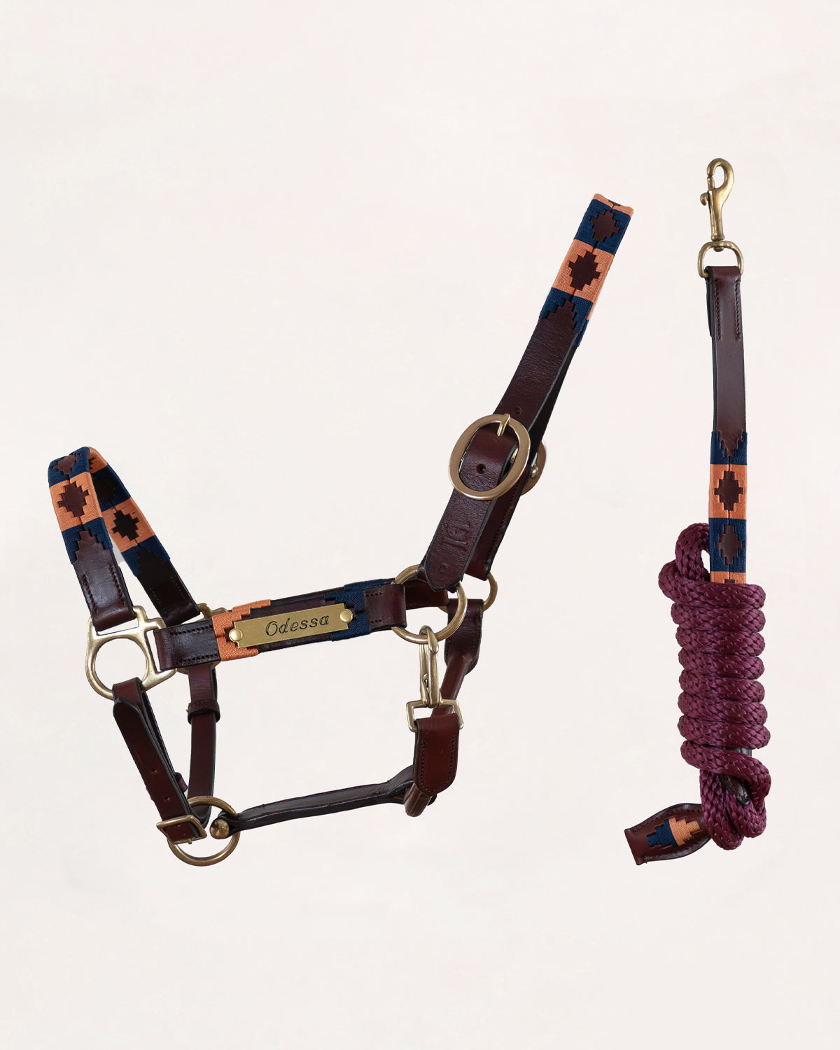 Personalisiertes Polohalfter - Azul