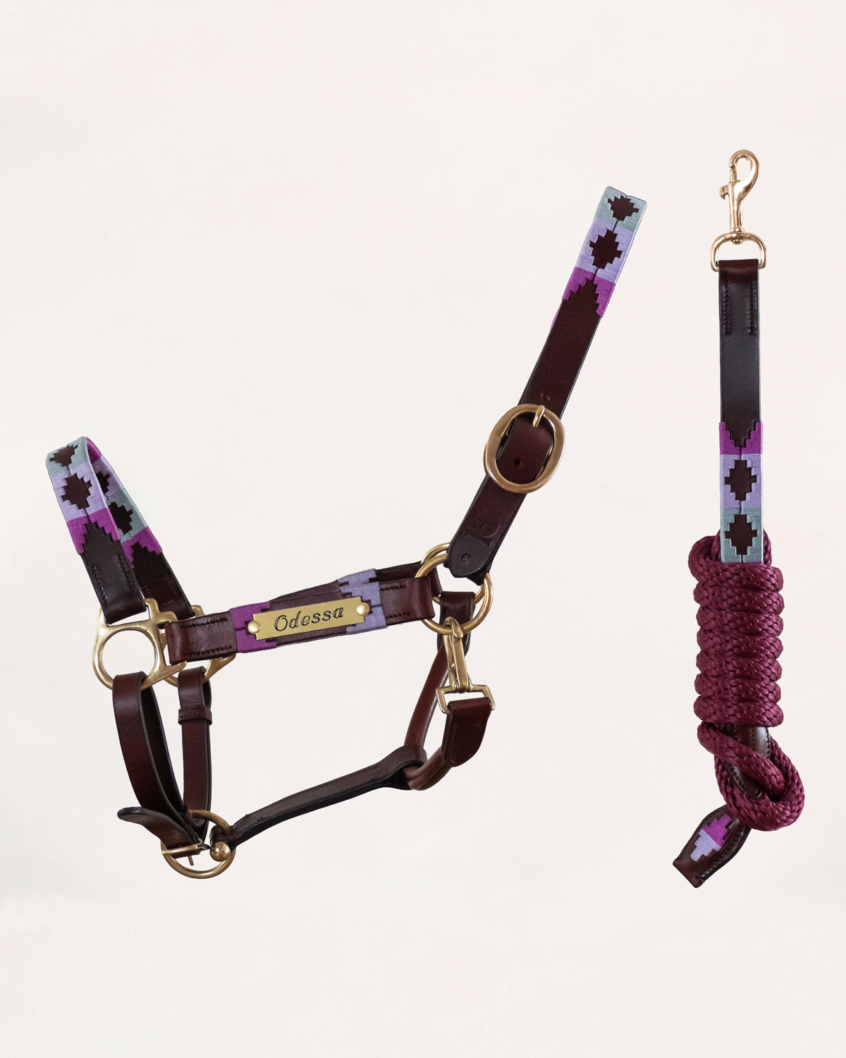 Personalisiertes Polohalfter - Orquídea